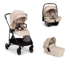 Poussette trio Ixxa Next + siège auto Pipa Next + nacelle Lytl Biscotti