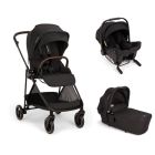 Poussette trio IXXA Next + siège auto Pipa Urbn + nacelle Lytl Caviar