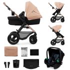 Poussette trio Moov² Air Wheels Sand Beige