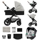 Poussette trio Moov² XL Air Wheels Moonlight Grey