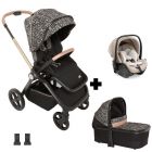 Poussette trio Mysa Dew Re_Lux + Siège auto First Seat Recline i-Size Amber Glow + nacelle