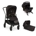 Poussette trio Swiv Caviar + siège auto Pipa Urbn Caviar + nacelle Lytl Caviar