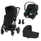 Poussette trio Talos S Lux 2 Moon Black + Siège auto Aton B2 i-Size + Nacelle