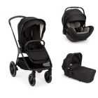 Poussette trio Triv LX + siège auto Arra Flex + nacelle Lytl Caviar