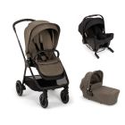 Poussette trio TRIV Next + siège auto PIPA urbn Caviar + nacelle LYTL Pistachio