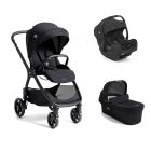 Poussette trio Valora + siège auto i-Gemm 3 Raven + nacelle Ramble XL Eclipse