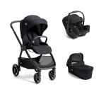 Poussette trio Valora + siège auto i-Starter + nacelle Ramble XL Eclipse