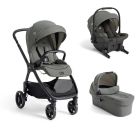 Poussette trio Valora + siège auto Sprint R129 + nacelle Ramble XL Evergreen