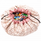 Grand sac à jouets / tapis de jeu 2 en 1 Geo Coral