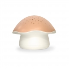 Projecteur d'étoiles musical champignon rose