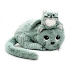 Peluche Les Ptipotos chat et son bébé menthe