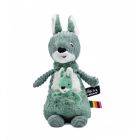 Peluche Les Ptipotos kangourou et son bébé Allezou vert