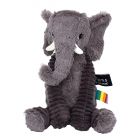 Peluche Les Ptipotos éléphant Dimoitou gris