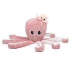 Peluche géante pieuvre et son bébé rose Filou Les Ptipotos