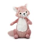 Peluche Les Ptipotos raton laveur Netoitou rose