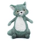 Peluche Les Ptipotos raton laveur Netoitou vert