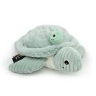 Peluche tortue et son bébé menthe Sauvenou Les Ptipotos