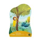 Puzzle enfant à forme - journée d'été - 35 pièces multi