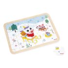 Puzzle en bois 24 pièces A la montagne