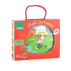 Coffret de 4 puzzles en bois - Les 4 saisons