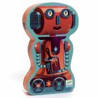 Puzzle silhouette Bob le robot 36 pièces