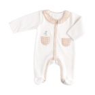 Pyjama bébé 1 mois avec col nude Botanica