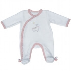 Pyjama bébé blanc 3 mois Mila