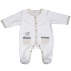Pyjama bébé blanc naissance Timouki