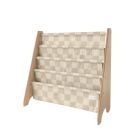 Bibliothèque enfant Damier beige