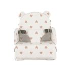 Rehausseur de chaise bébé pliable et imperméable Coeurs