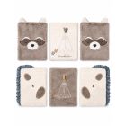 Lot de 6 protège-barreaux pour lit et parc Raku, Lino & Pico