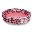 Piscine bébé Ø 150 cm Léopard rose 3 anneaux