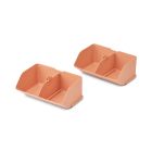 Lot de 2 organisateurs de bureau Rosemary Tuscany rose