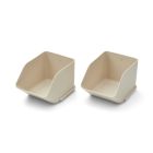 Lot de 2 petits organisateurs de bureau Rosemary Sandy