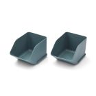 Lot de 2 petits organisateurs de bureau Rosemary Whale blue