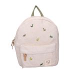 Sac à dos enfant Dinosaures beige 31 cm
