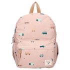 Sac à dos enfant Voitures beige 36 cm