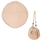 Sac à jouets / tapis d'éveil 2 en 1 Noomad soft Brown Stripes