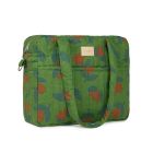 Sac à langer poussette imperméable Hyde Park Green Tulips