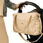 Sac à langer compact Middle imperméable multi-poches poussette Latte