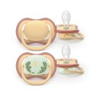 Lot de 2 sucettes Ultra Air 0-6 mois SCF087/09