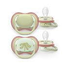 Lot de 2 sucettes Ultra Air 6-18 mois SCF087/18