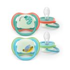 Lot de 2 sucettes Ultra Air 6-18 mois SCF376/28