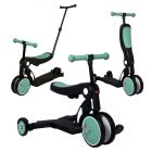 Draisienne évolutive 5 en 1 Scootizz avec barre de poussée adulte verte