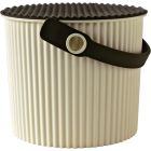 Panier de rangement seau Omni Outil 4 litres Ivoire