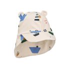Chapeau de soleil anti-UV bébé Senia Sailing Sandy 6-9 mois