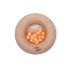 Hochet sensoriel bébé Donut en bois Oranges