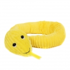 Peluche serpent jaune Sermoilcou Les Ptipotos