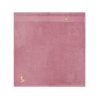 Serviette de bain 100x100 cm Cygne vieux rose