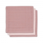 Lot de 3 serviettes de table en bambou - Pale Pink